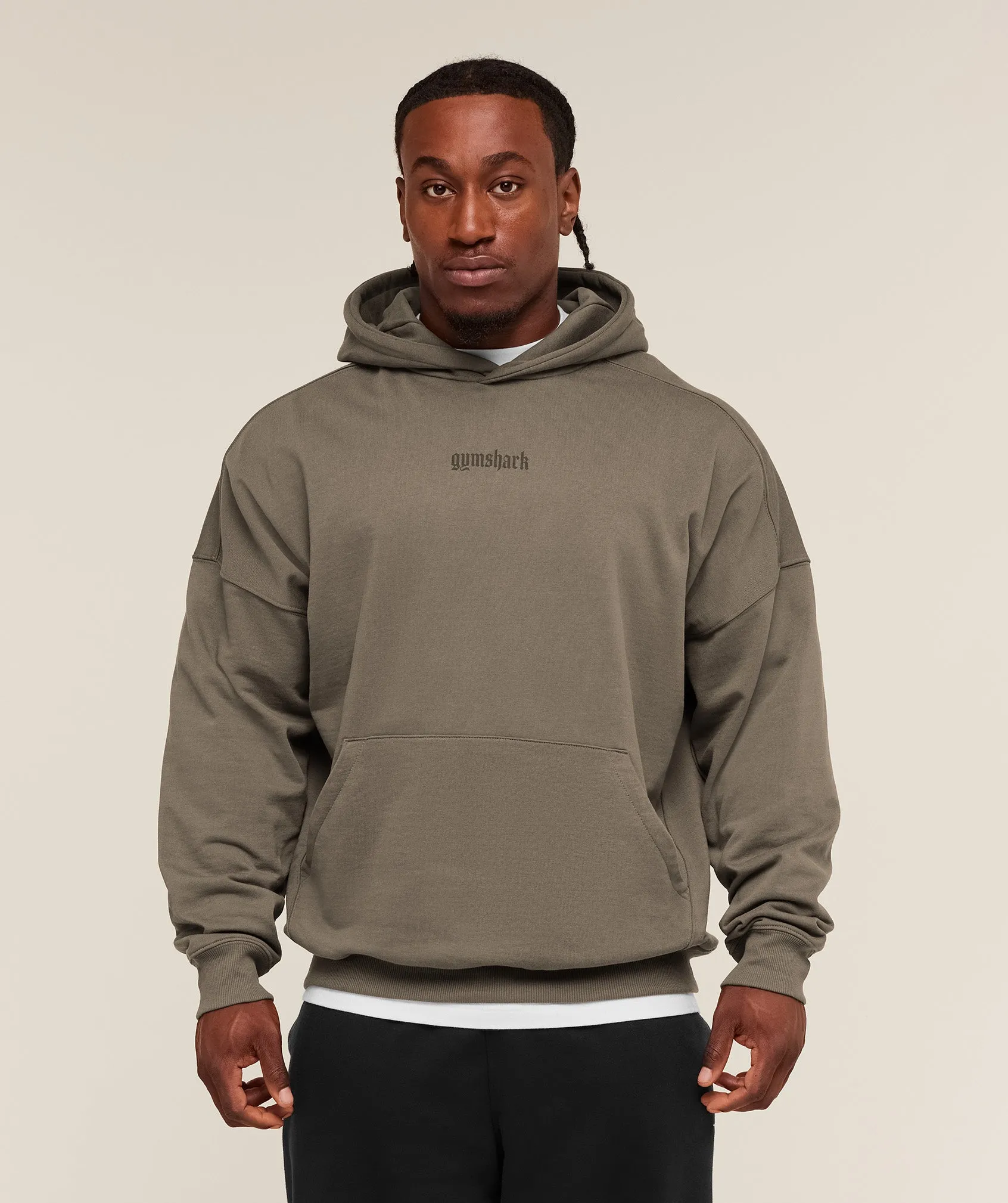 Gymshark Olde English Hoodie - Camo Brown sold by Gymshark product image thumbnail 2