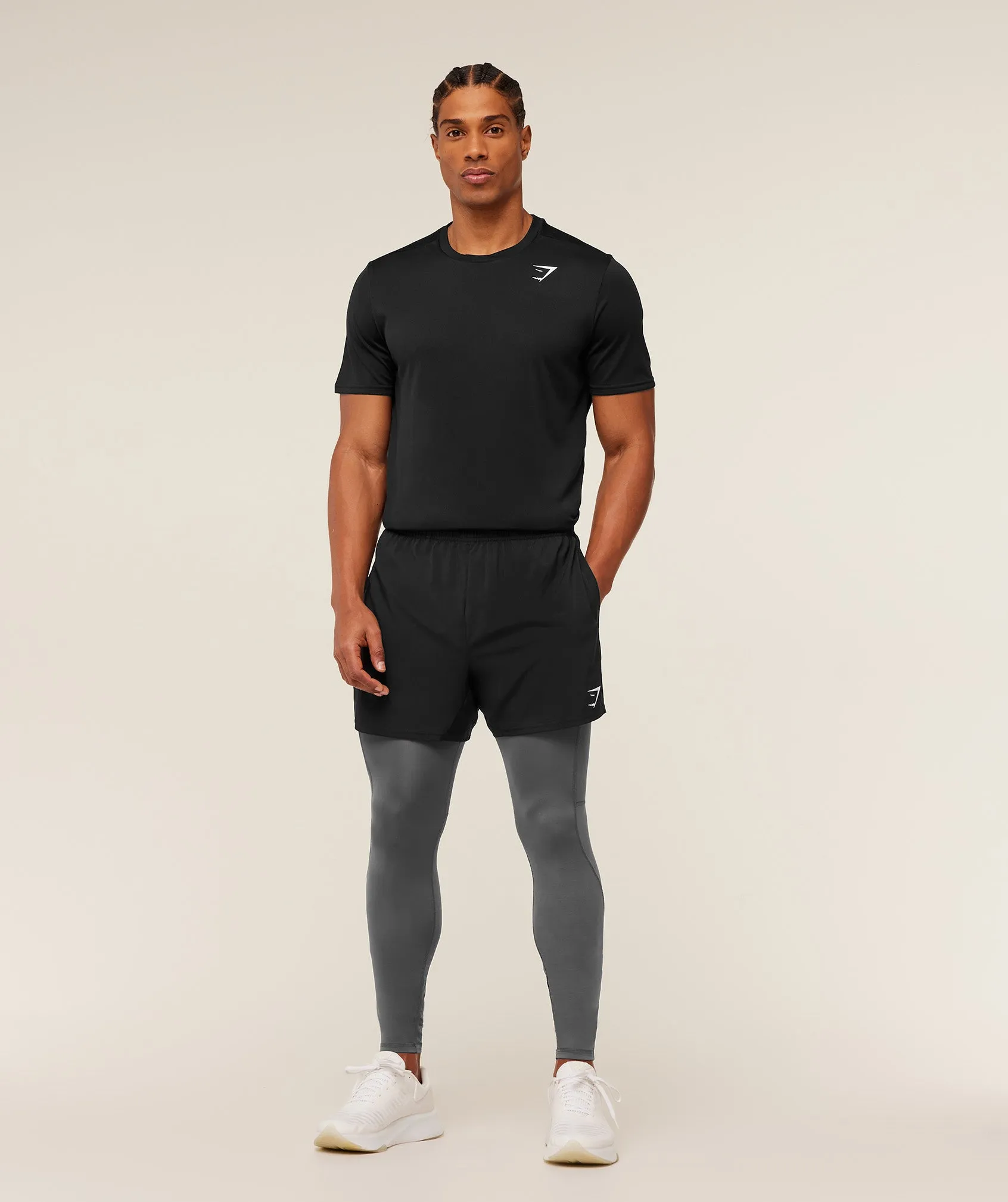 Gymshark Element Baselayer Legging - Dark Grey sold by Gymshark product image thumbnail 4