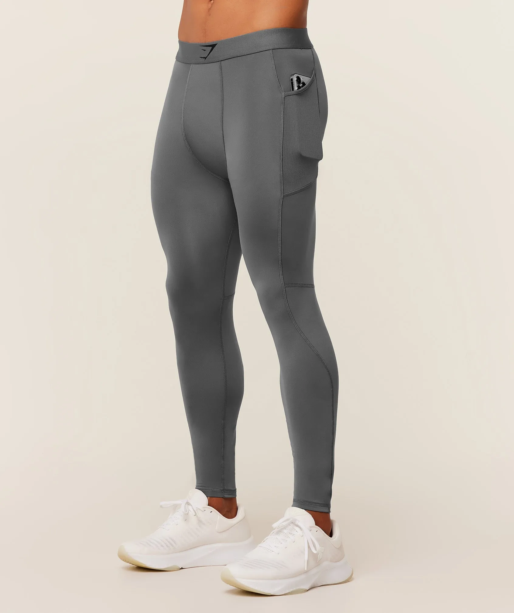 Gymshark Element Baselayer Legging - Dark Grey sold by Gymshark product image thumbnail 3