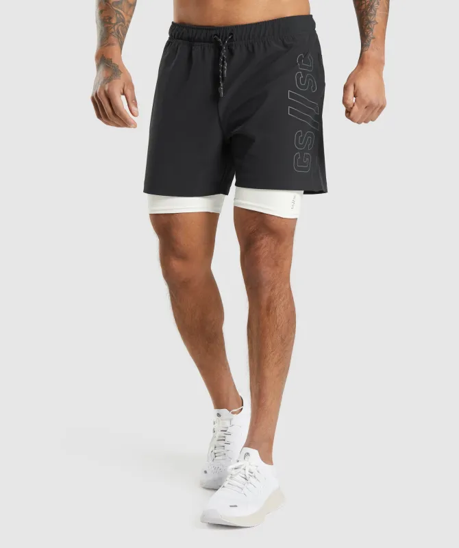 Gymshark //Steve Cook Ranger Shorts - Black made by Gymshark