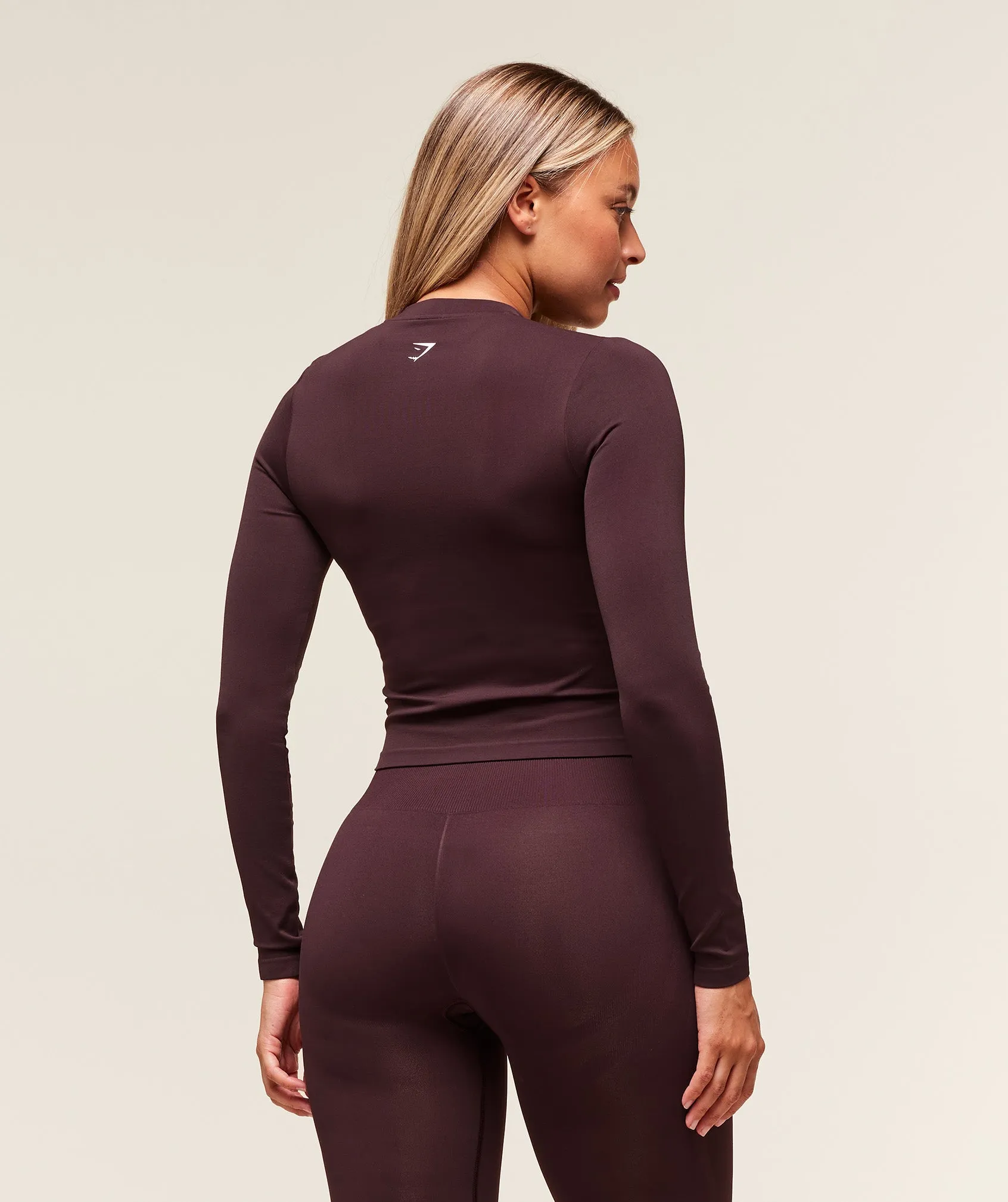 Gymshark Everyday Seamless Zip Tracktop - Cherry Purple sold by Gymshark product image thumbnail 2