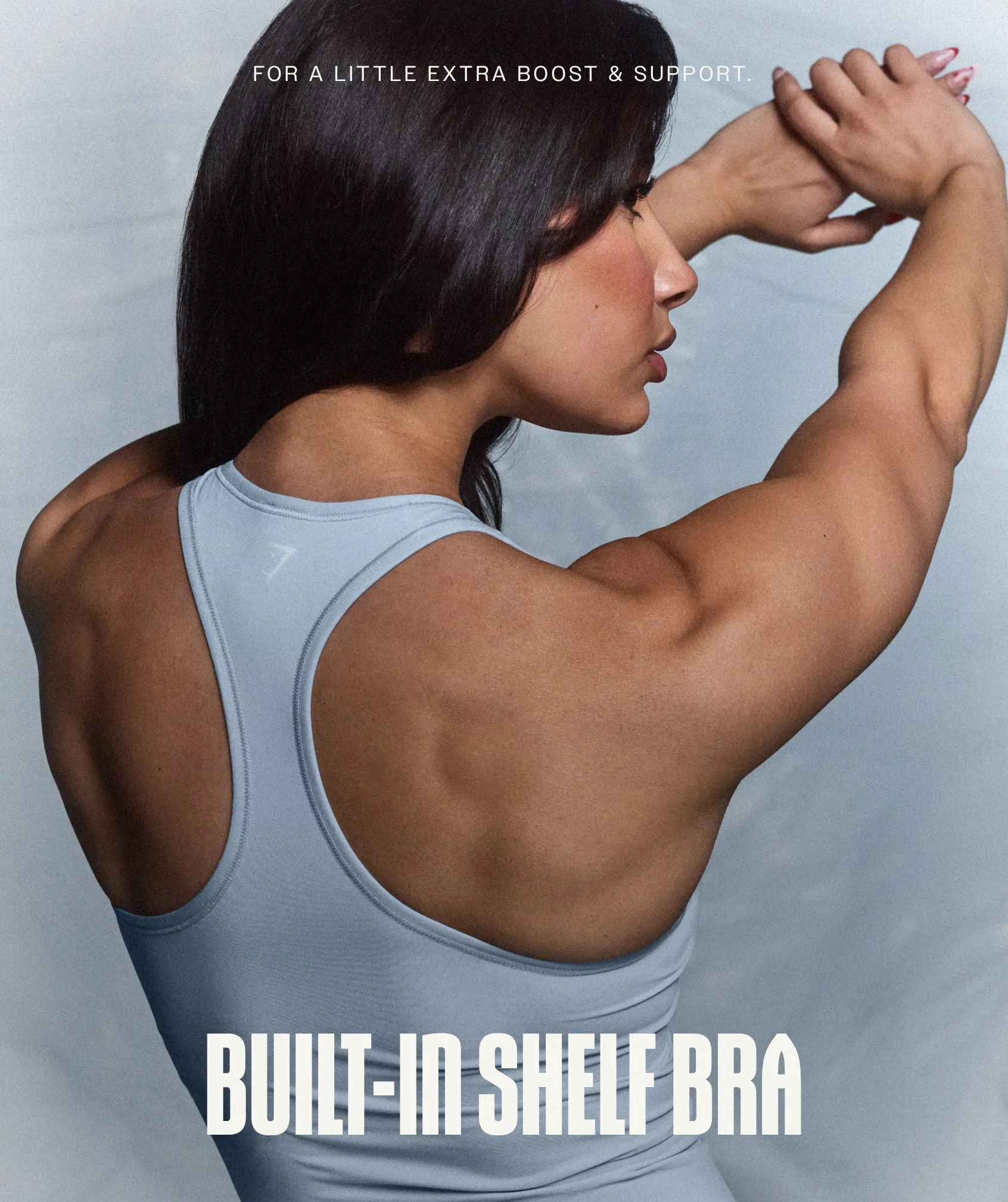 Gymshark FeatherForm Tank - Chilled Blue sold by Gymshark product image thumbnail 2