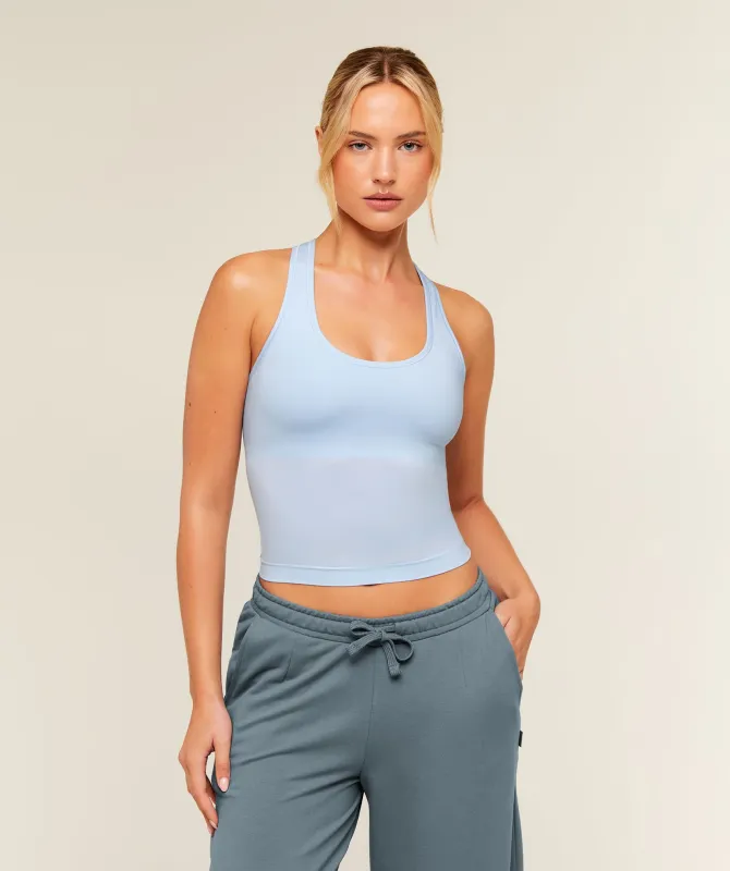 Gymshark FeatherForm Tank - Chilled Blue made by Gymshark