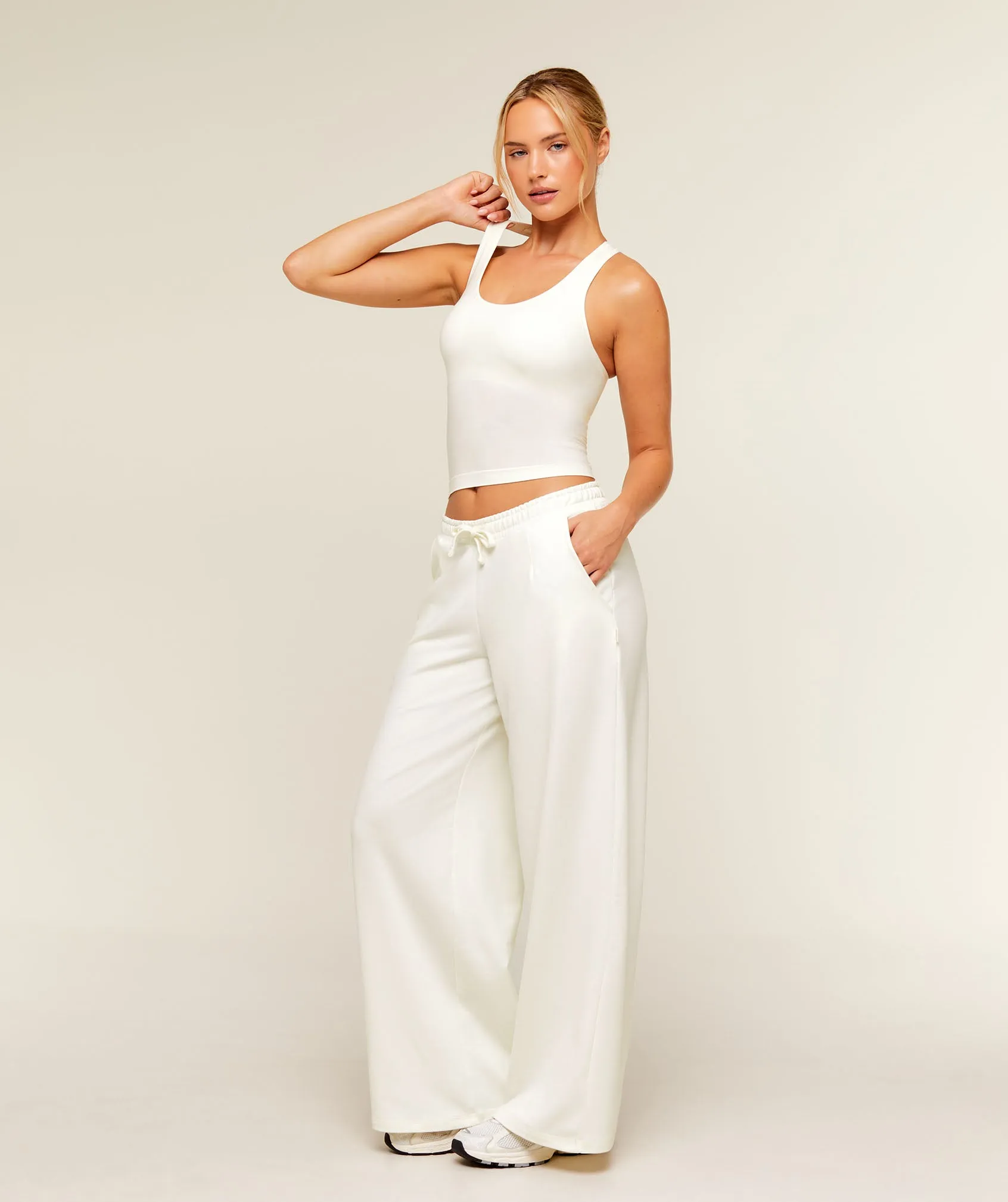 Gymshark FeatherForm Tank - Soft White sold by Gymshark product image thumbnail 5
