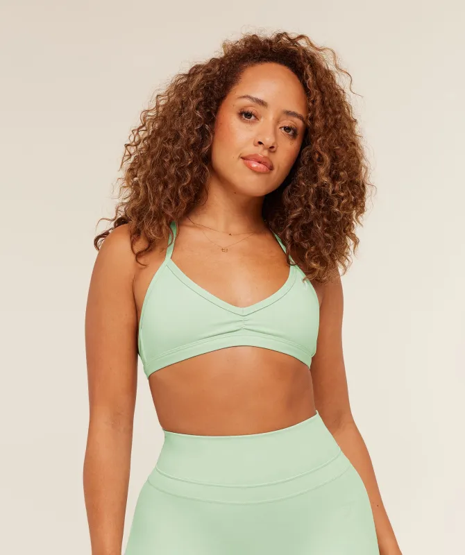 Gymshark Minimal Sports Bra - Clay Green made by Gymshark