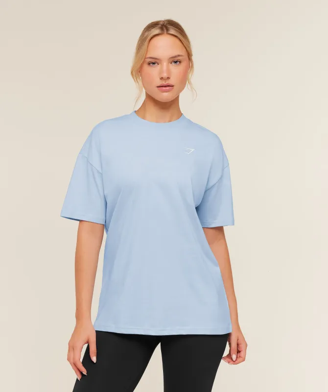 Gymshark Training Oversized T-Shirt - Chilled Blue made by Gymshark