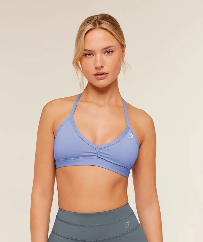 Gymshark Minimal Halterneck Sports Bra - Steady Purple made by Gymshark