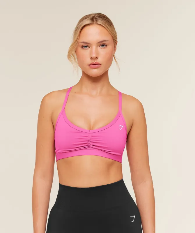 Gymshark Minimal Sports Bra - Electric Pink made by Gymshark