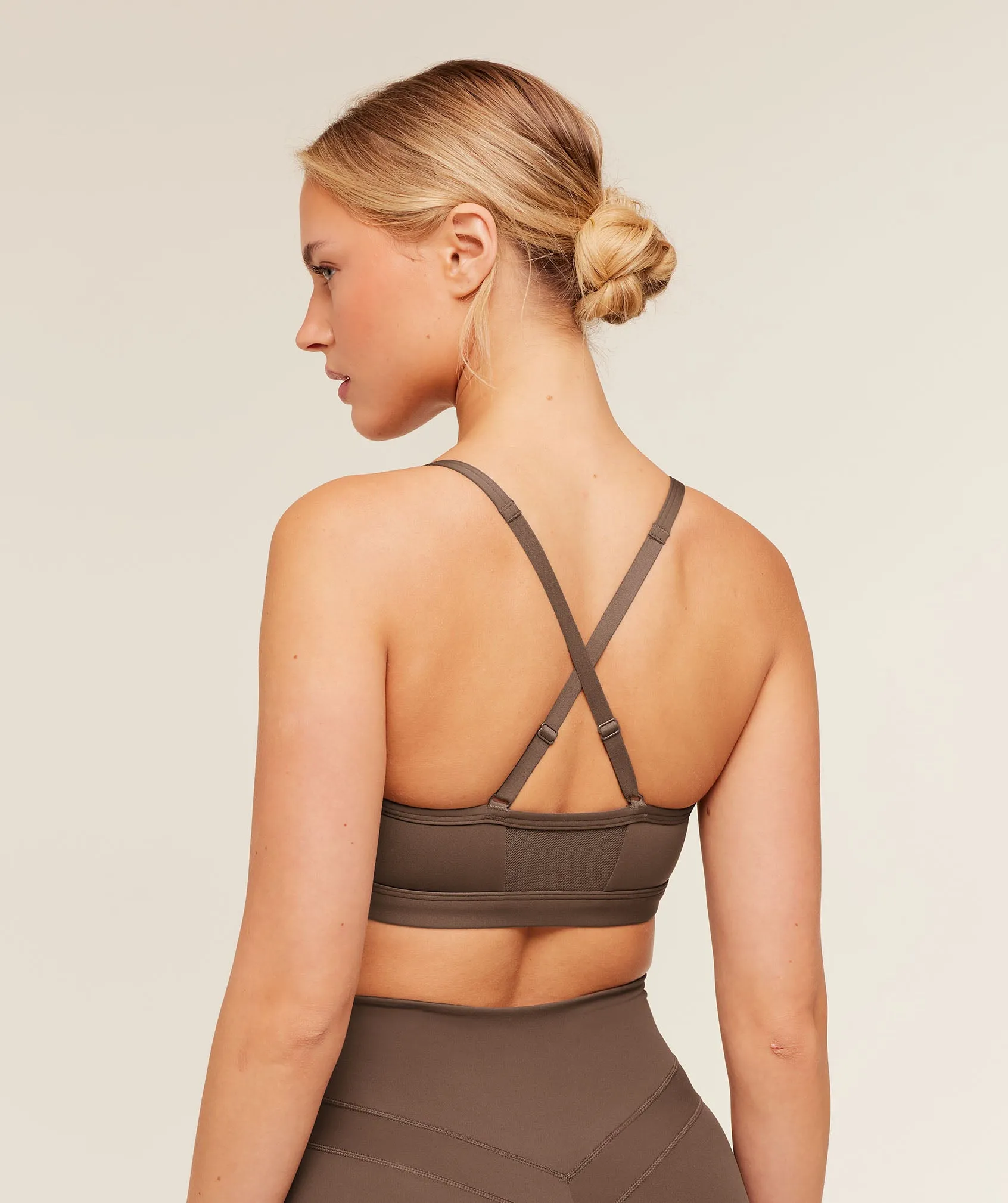 Gymshark Ruched Sports Bra - Soft Brown sold by Gymshark product image thumbnail 2