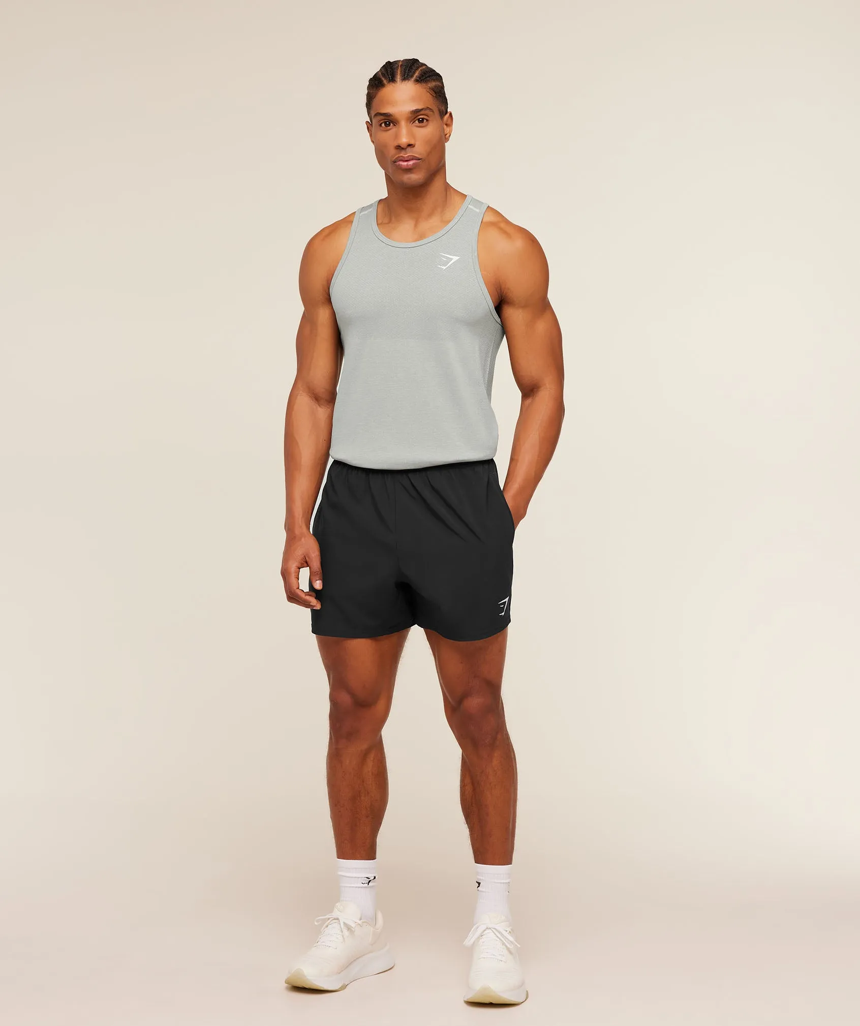 Gymshark Vital Tank - Light Grey/Smokey Grey sold by Gymshark product image thumbnail 5