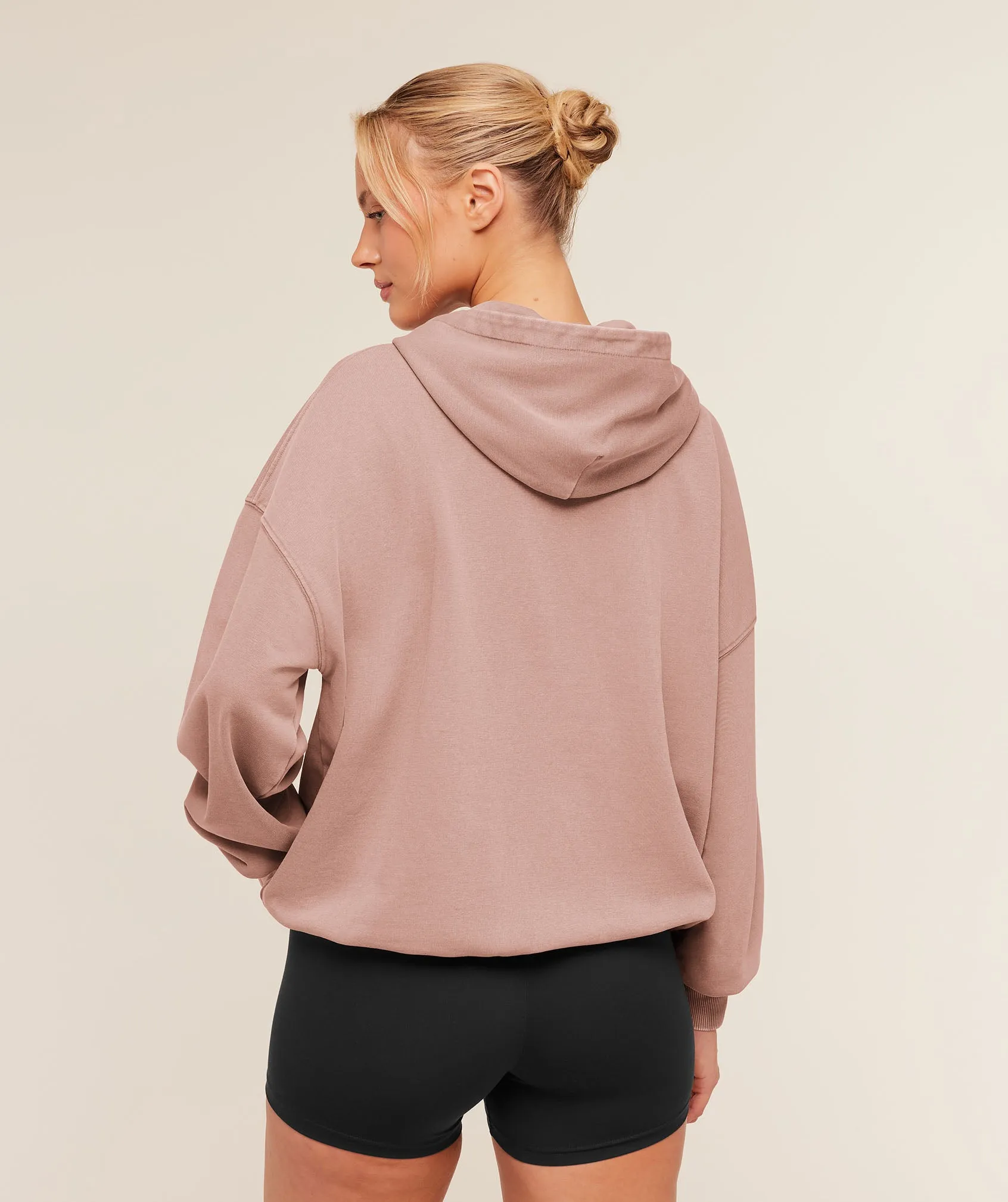 Gymshark Chainstitch Graphic Hoodie - Chestnut Pink/Wash sold by Gymshark product image thumbnail 2