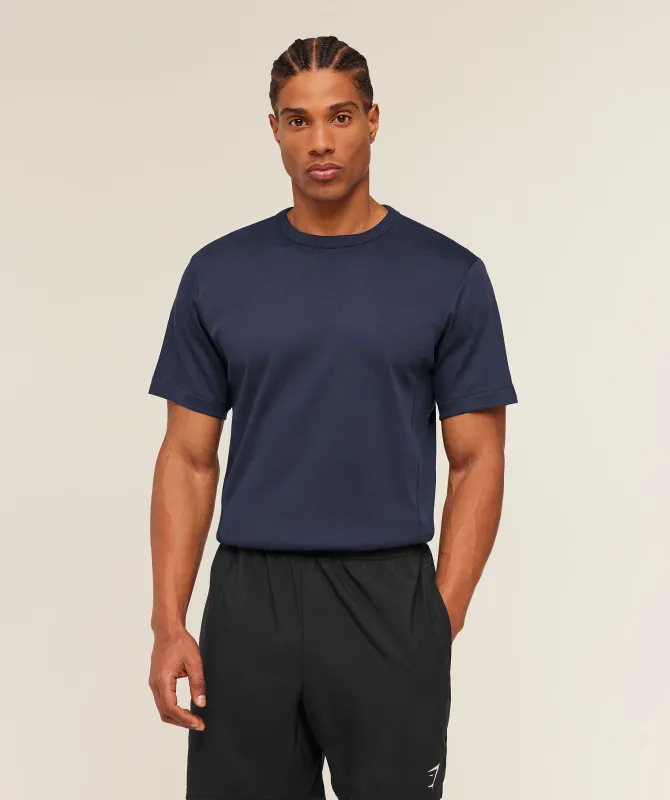 Gymshark Off Duty T-Shirt - Heavy Blue made by Gymshark