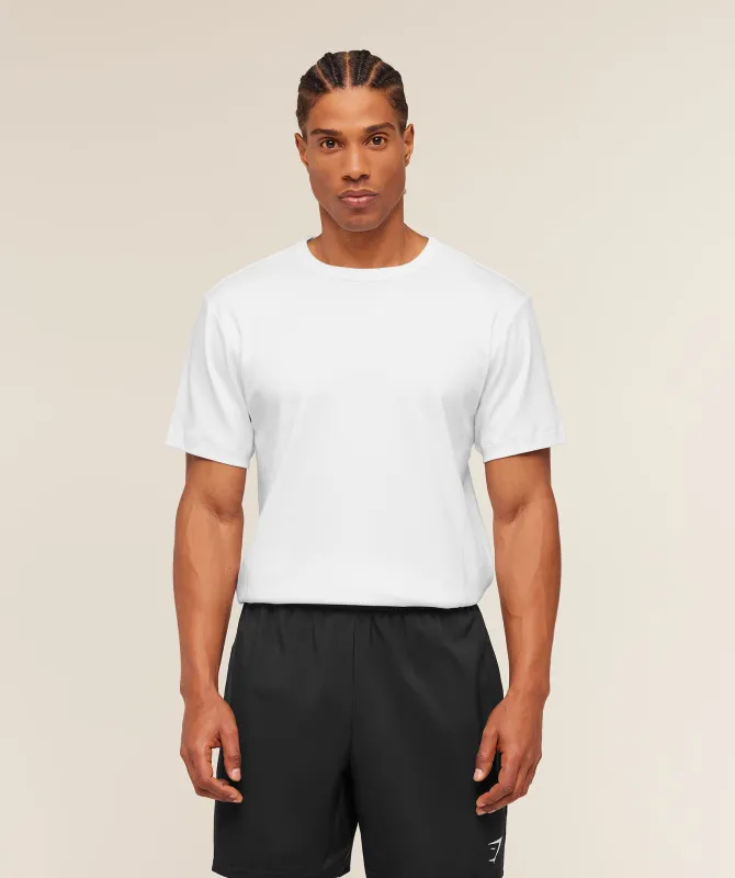 Gymshark Off Duty T-Shirt - White made by Gymshark