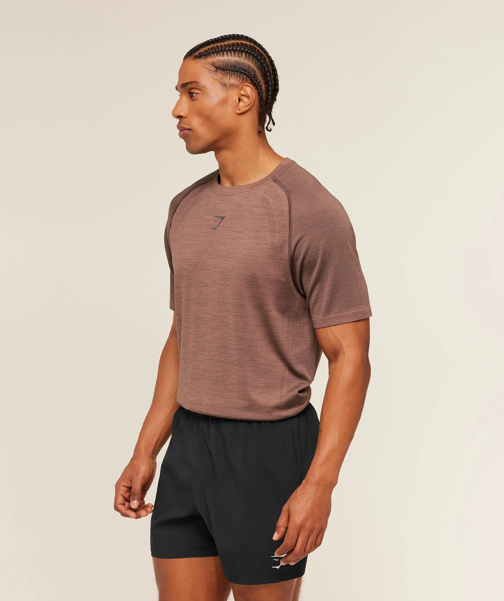 Gymshark Versatile Seamless T-Shirt - Taupe Brown/Cool Brown sold by Gymshark product image thumbnail 3