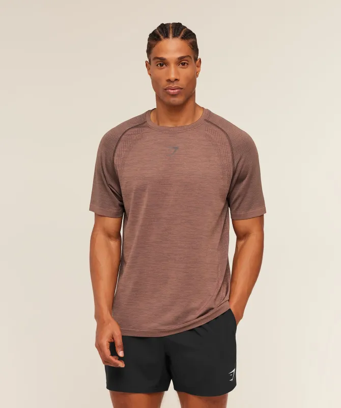 Gymshark Versatile Seamless T-Shirt - Taupe Brown/Cool Brown made by Gymshark