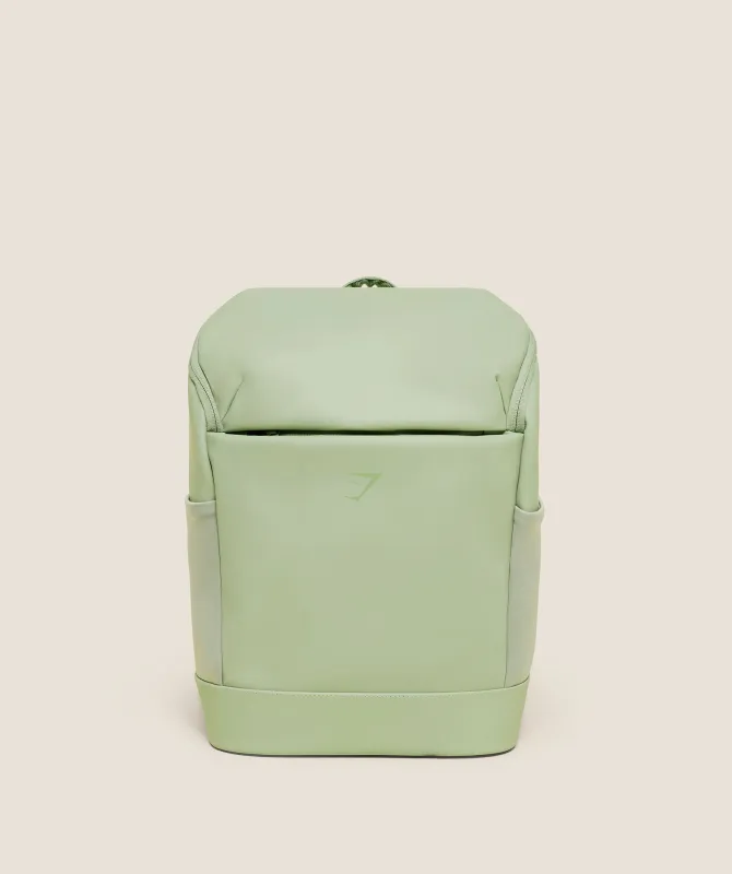 Gymshark Small Sleek Backpack - Haze Green made by Gymshark