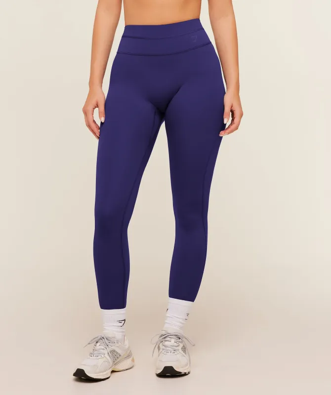 Gymshark Crossover Back Leggings - Indigo Purple made by Gymshark