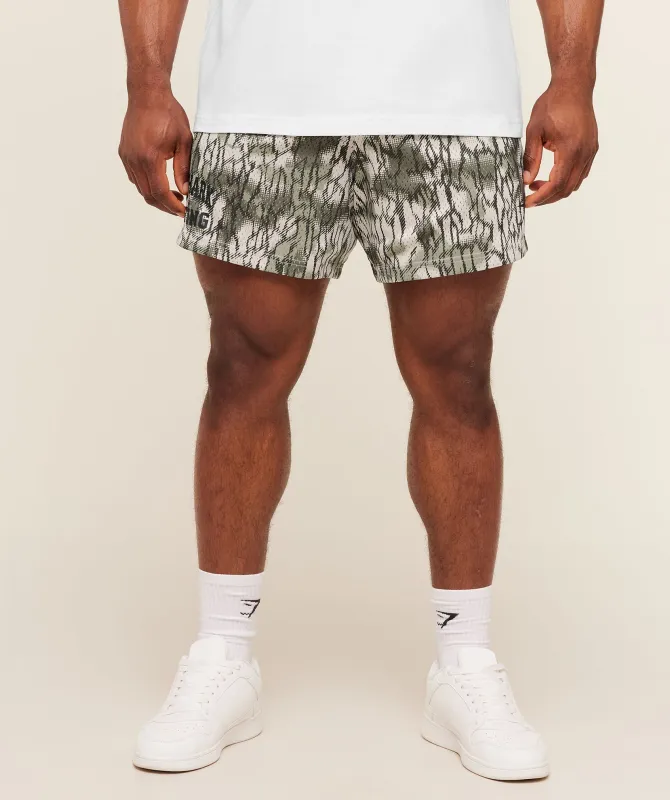 Gymshark Lifting Mesh 5" Shorts - Pebble Grey made by Gymshark