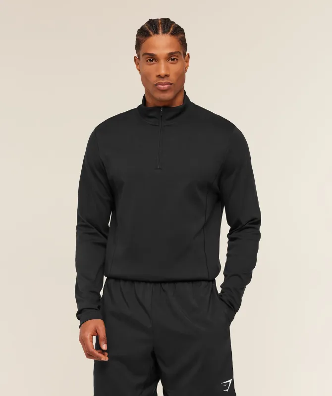 Gymshark Off Duty 1/4 Zip - Black made by Gymshark
