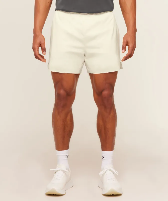 Gymshark Evolve 5" Short - Soft White made by Gymshark