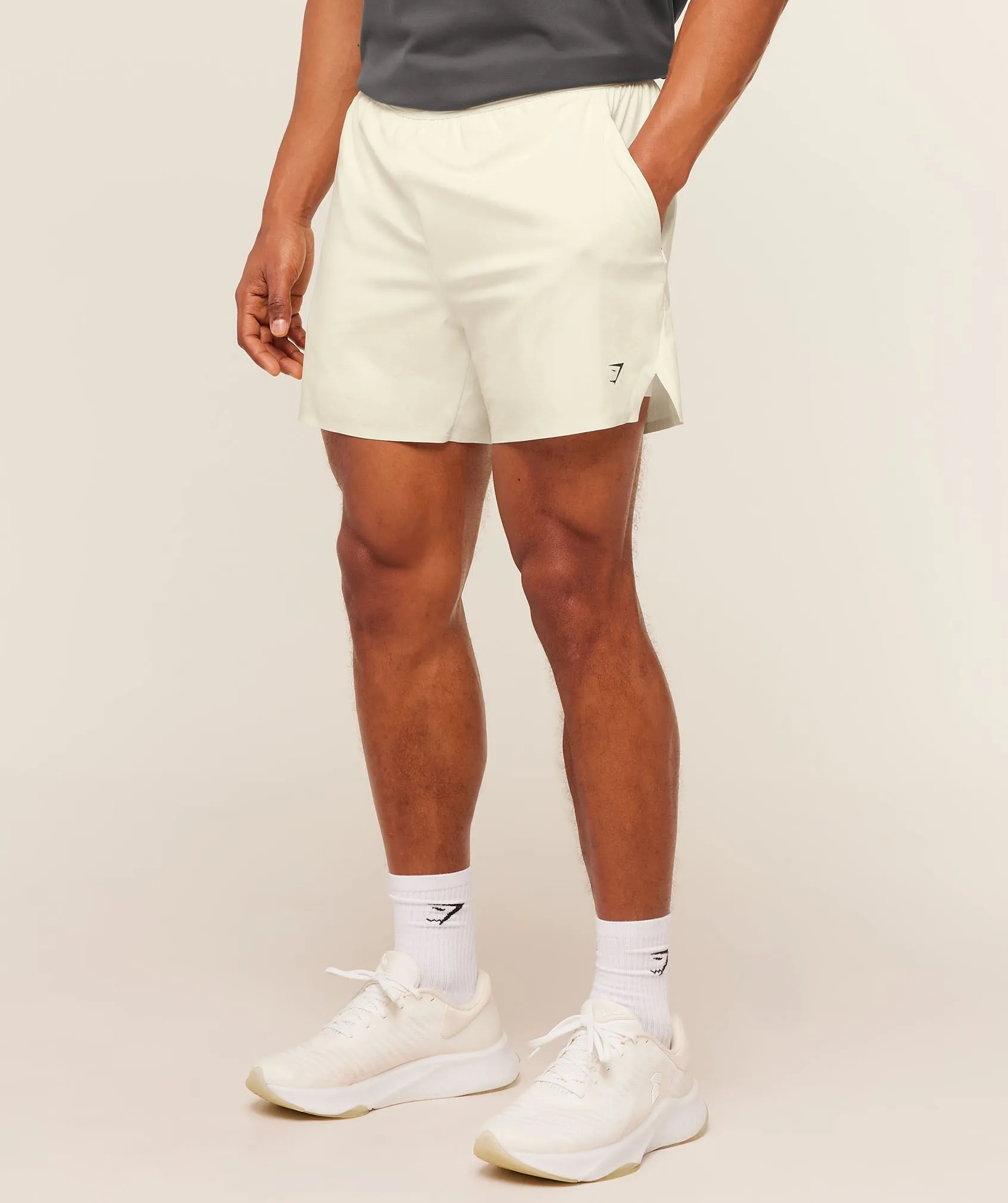 Gymshark Evolve 5" Short - Soft White sold by Gymshark product image thumbnail 3