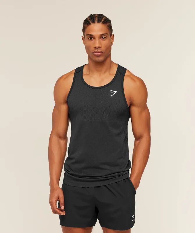Gymshark Vital Tank - Black/Silhouette Grey made by Gymshark