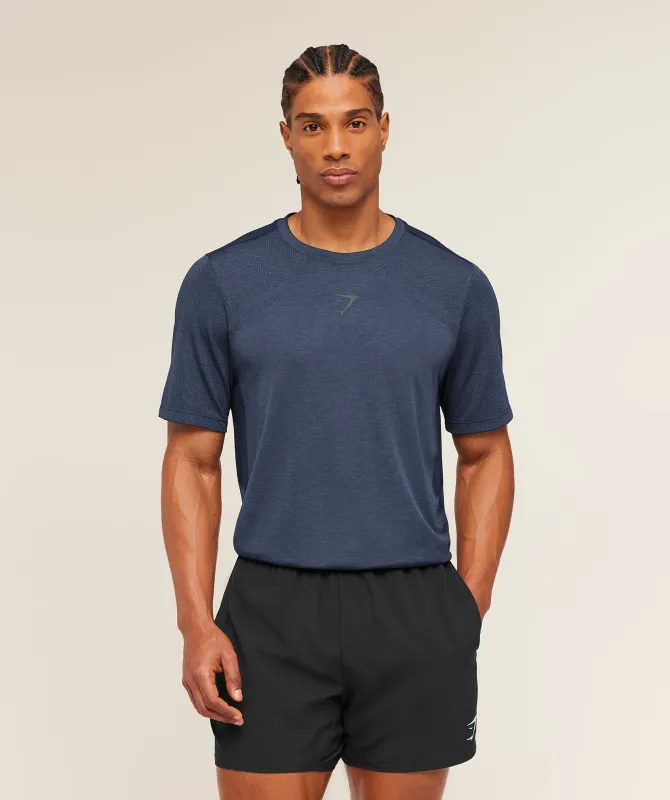 Gymshark Lightweight Seamless T-Shirt - Heavy Blue/Marl made by Gymshark