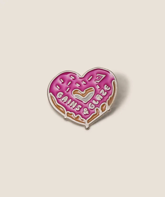 Gymshark Donut Pin -  Super-Set Pink made by Gymshark