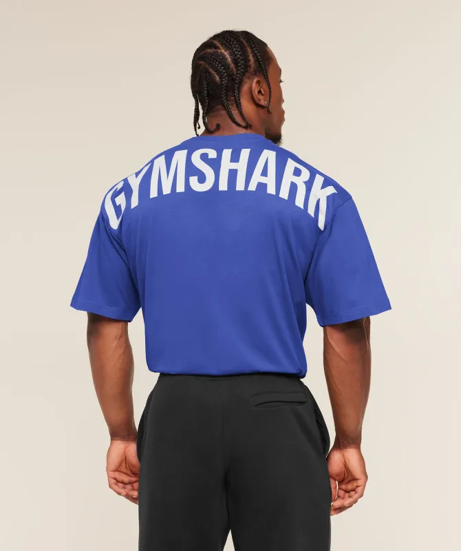 Gymshark Power T-Shirt - Force Blue made by Gymshark