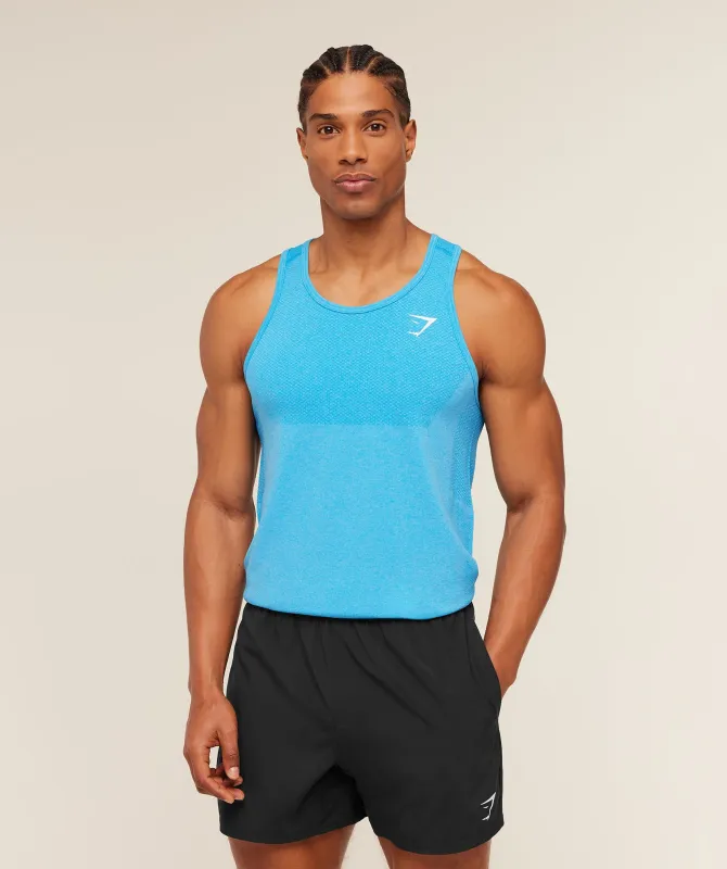 Gymshark Vital Tank - White/Brand Blue made by Gymshark
