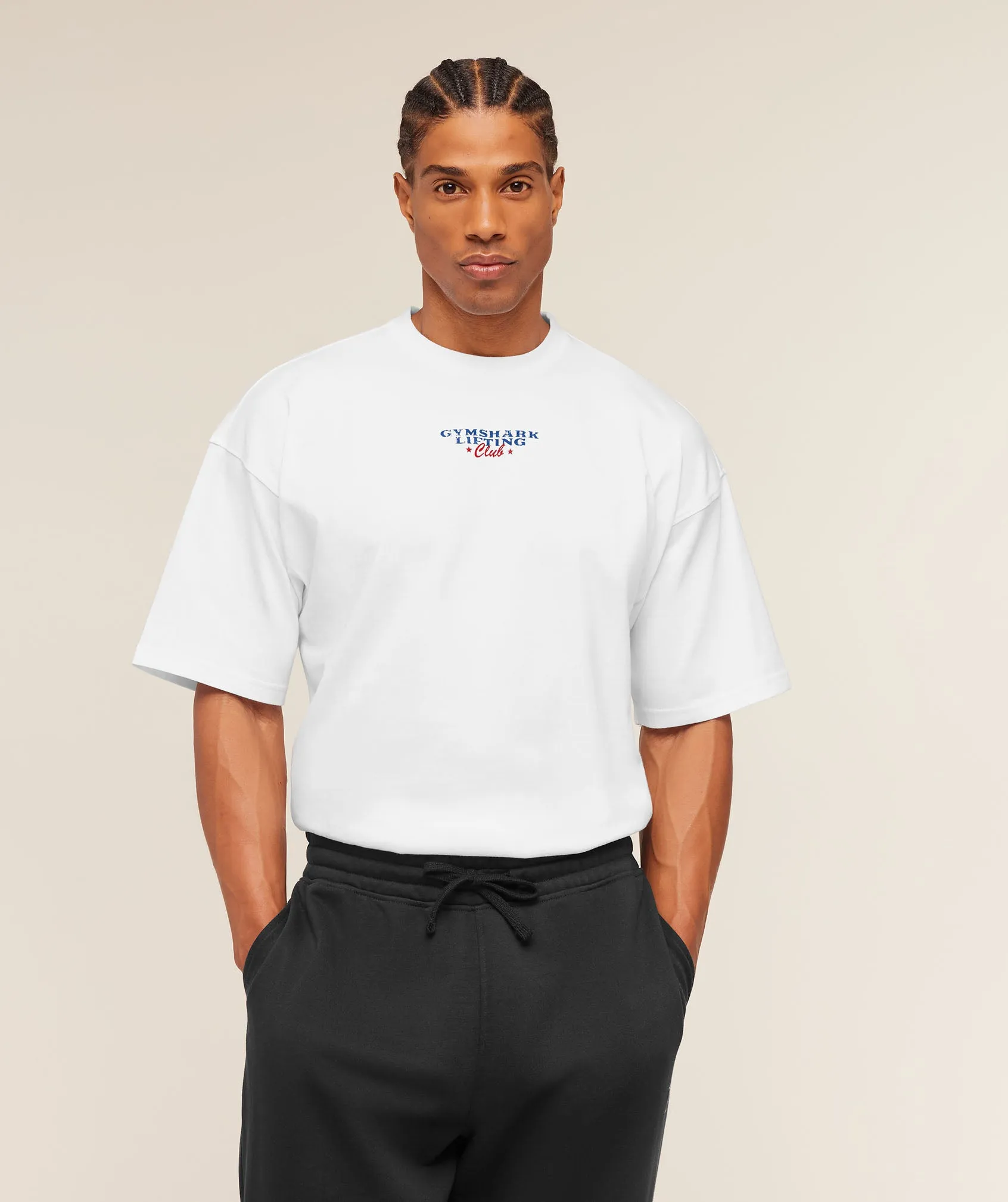 Gymshark Trophy Graphic T-Shirt - White sold by Gymshark product image thumbnail 2