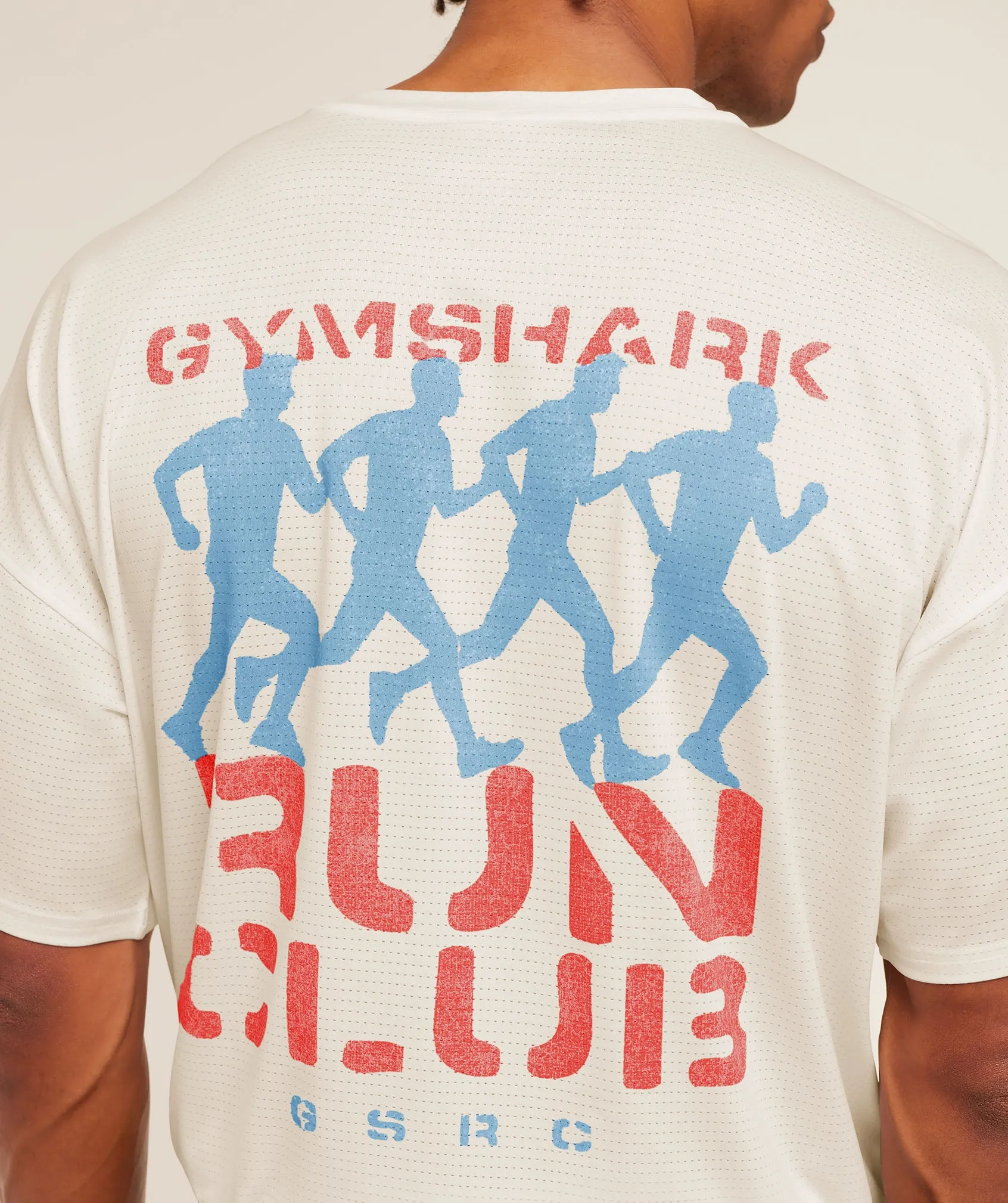 Gymshark GSRC Stencil Graphic T-Shirt - Soft White sold by Gymshark product image thumbnail 5