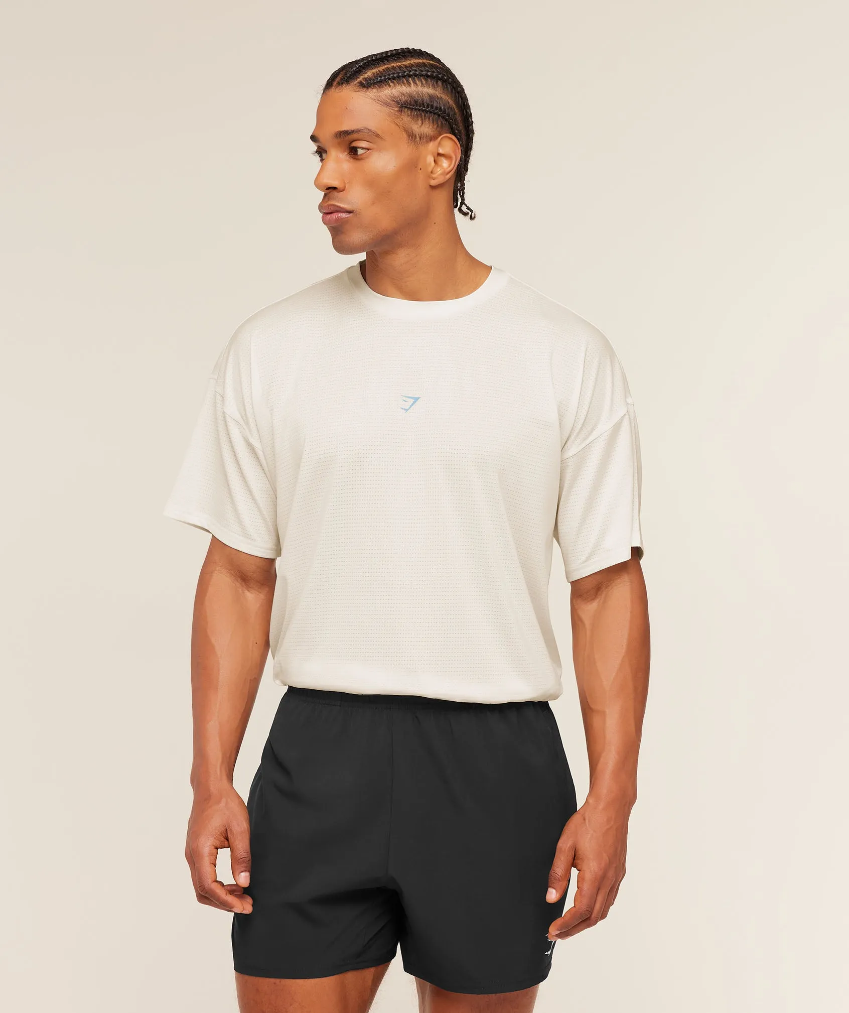 Gymshark GSRC Stencil Graphic T-Shirt - Soft White sold by Gymshark product image thumbnail 2