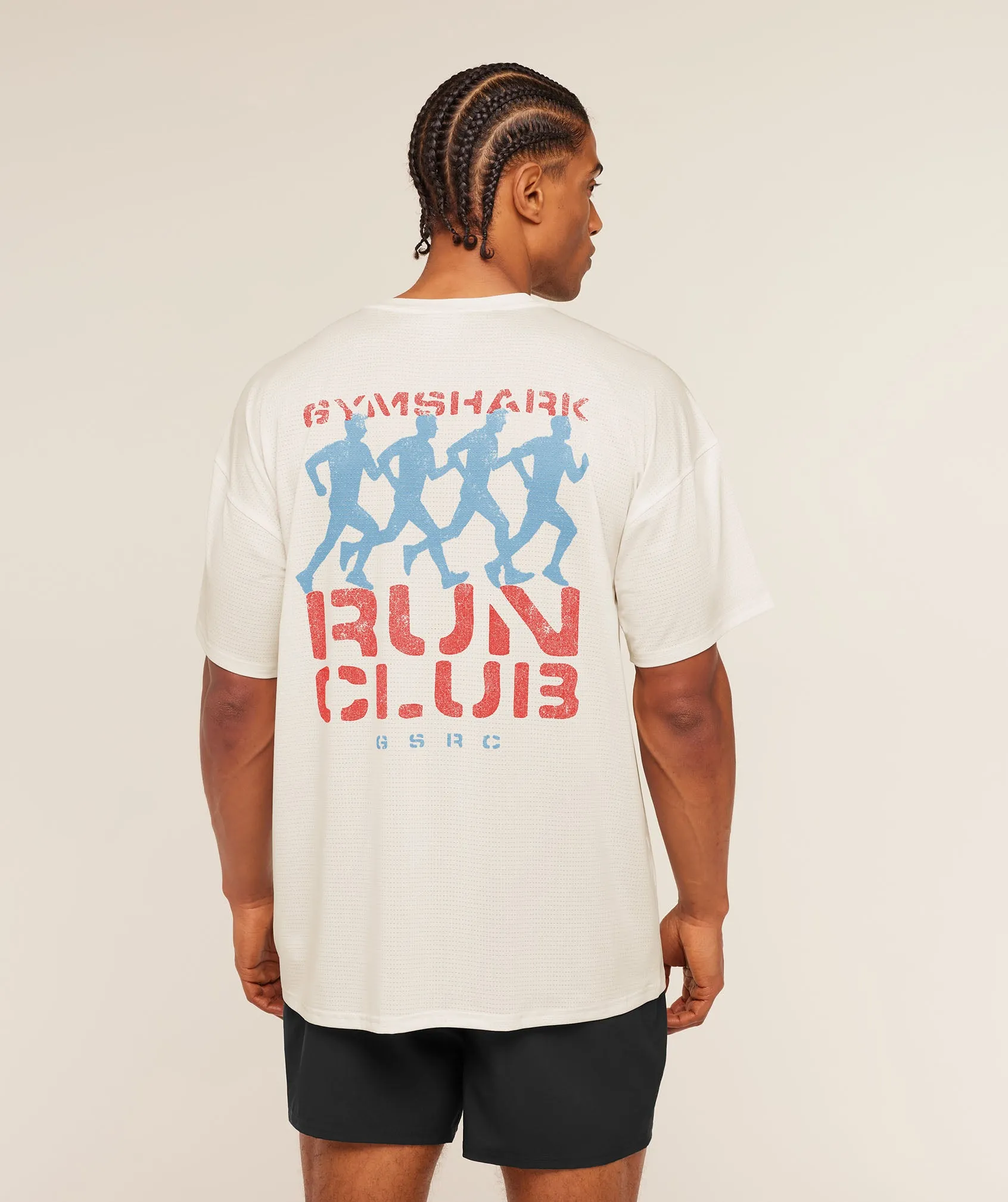Gymshark GSRC Stencil Graphic T-Shirt - Soft White sold by Gymshark product image thumbnail 4