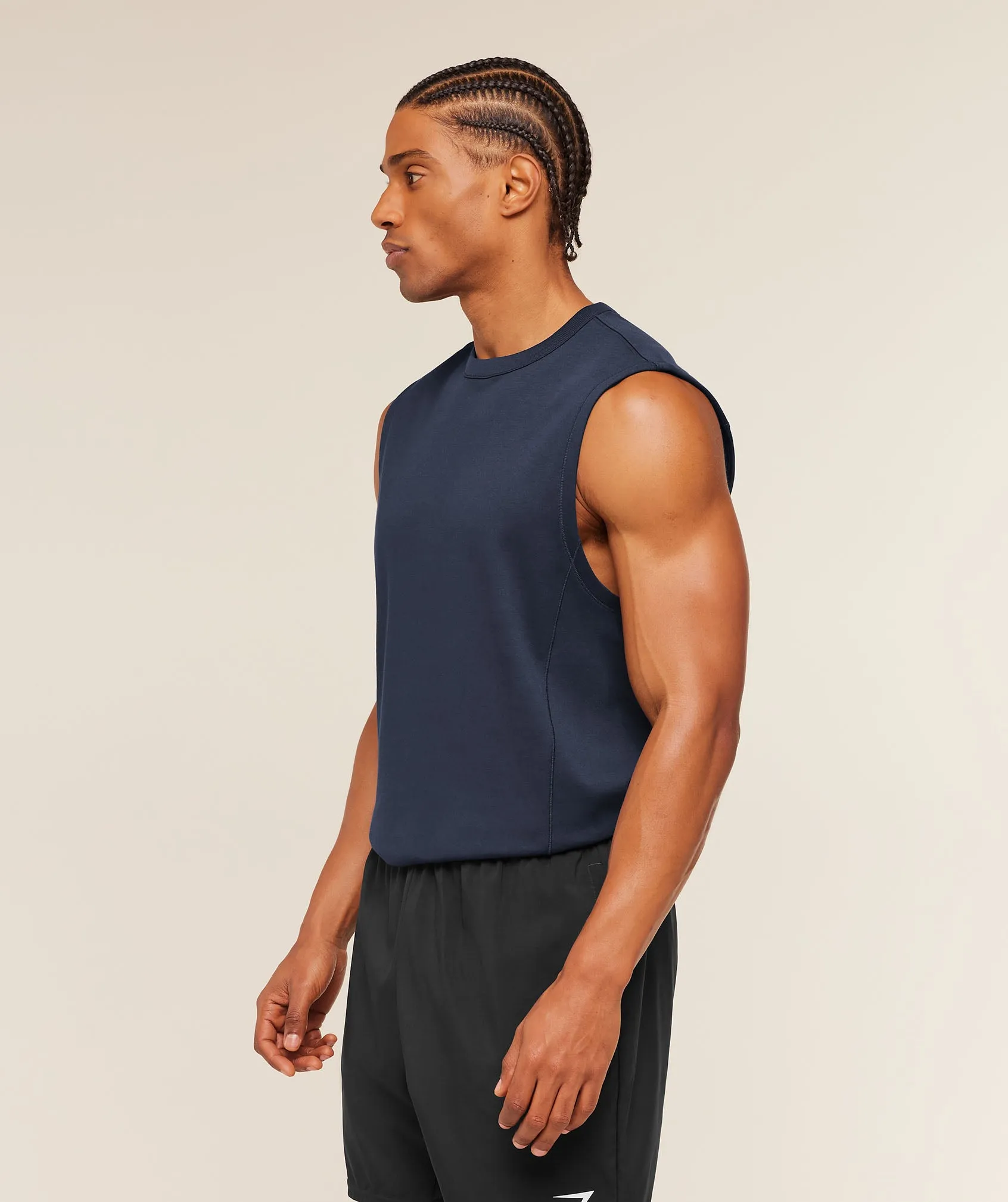 Gymshark Off Duty Tank - Heavy Blue sold by Gymshark product image thumbnail 4