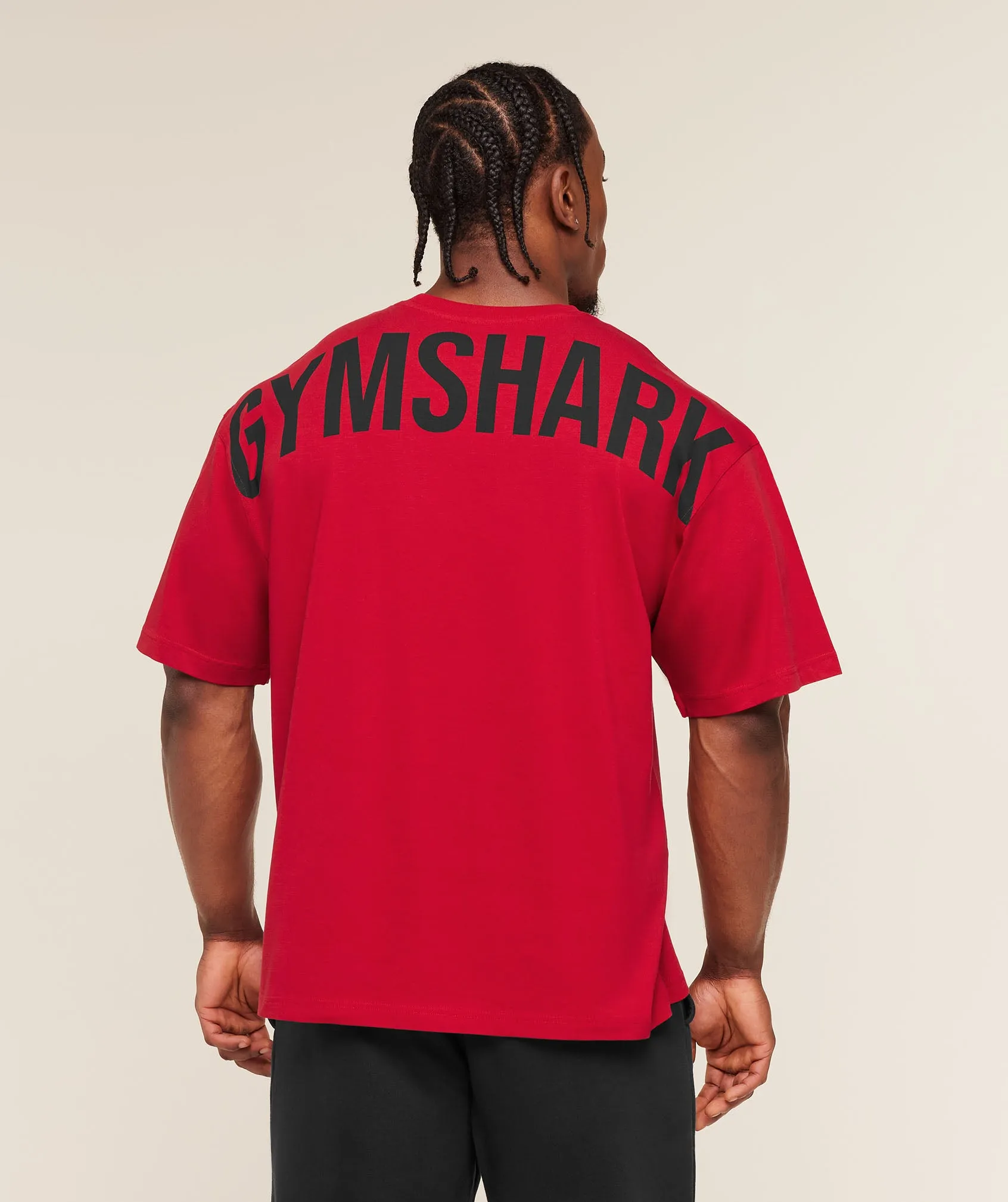Gymshark Power T-Shirt - Conditioning Red sold by Gymshark product image thumbnail 5