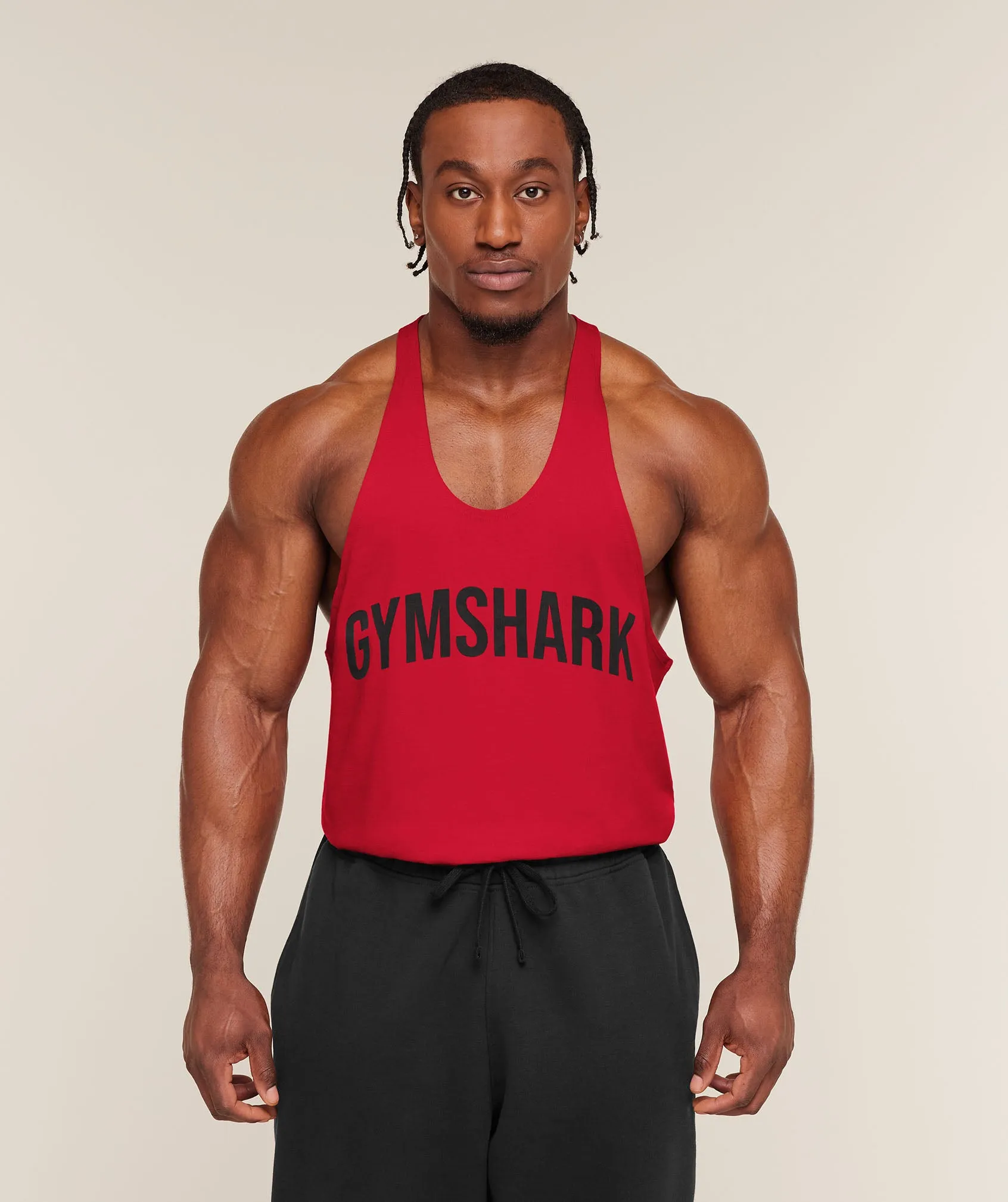 Gymshark Power Stringer - Conditioning Red sold by Gymshark