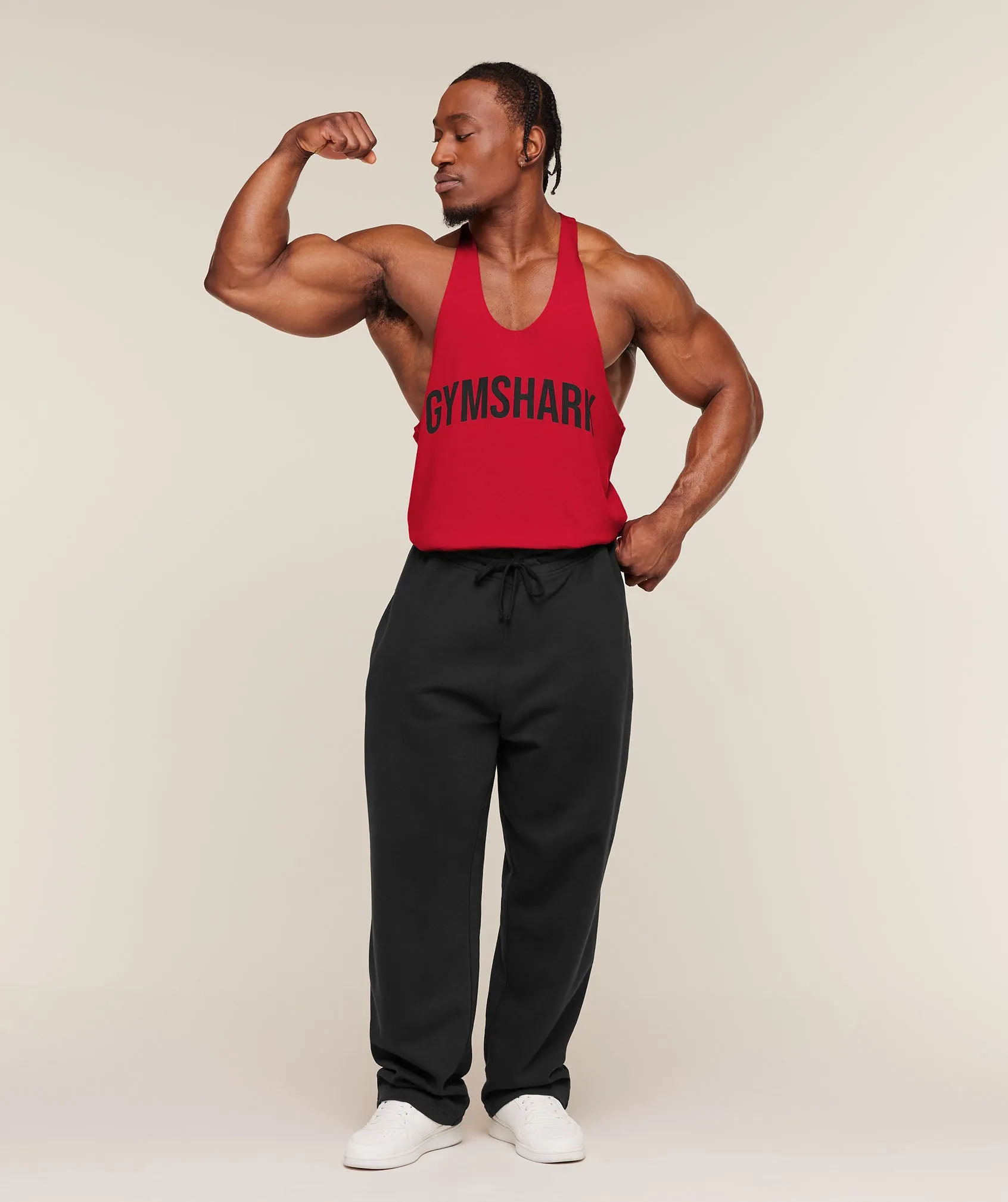 Gymshark Power Stringer - Conditioning Red sold by Gymshark product image thumbnail 4