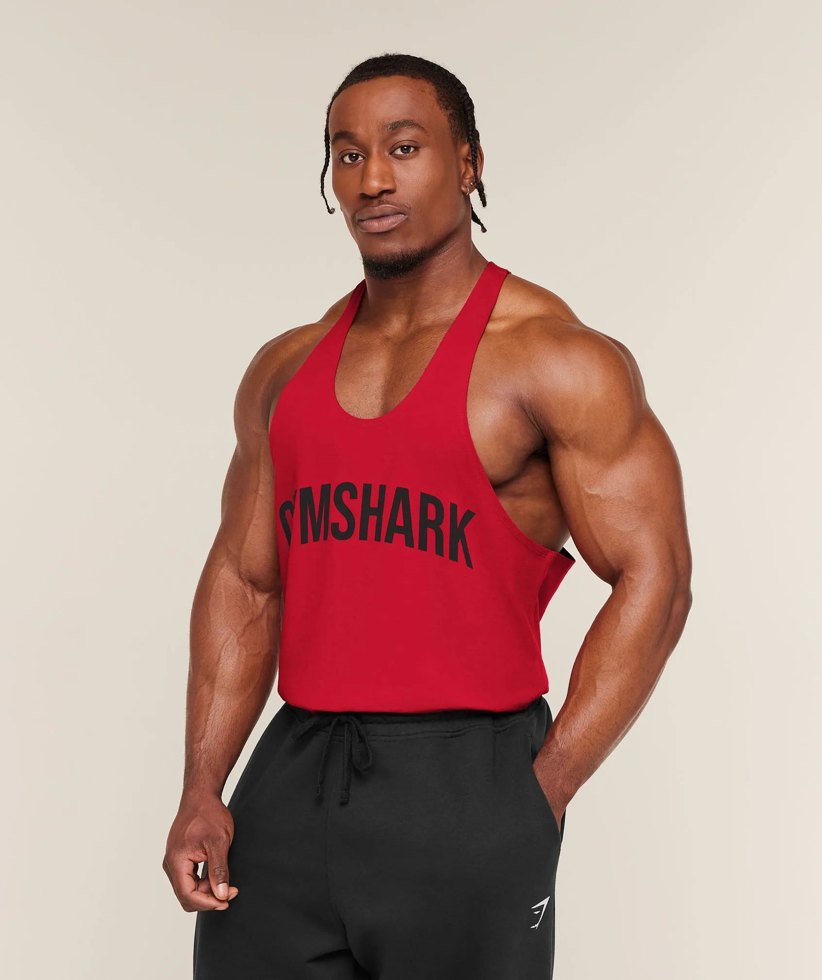 Gymshark Power Stringer - Conditioning Red sold by Gymshark product image thumbnail 3