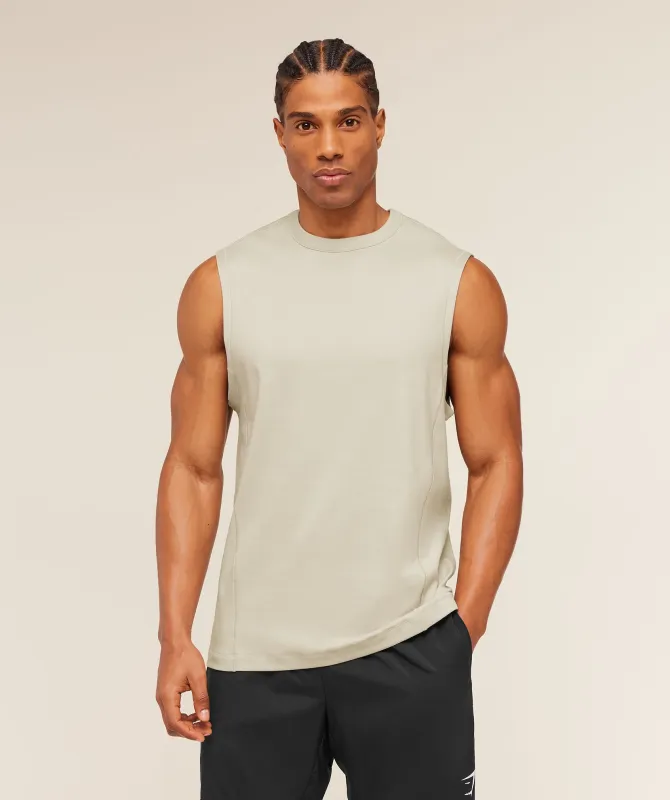 Gymshark Off Duty Tank - Pebble Grey made by Gymshark