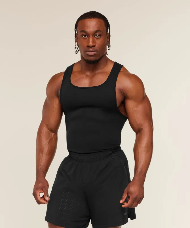 Gymshark x CBUM Ribbed Tank - Black made by Gymshark