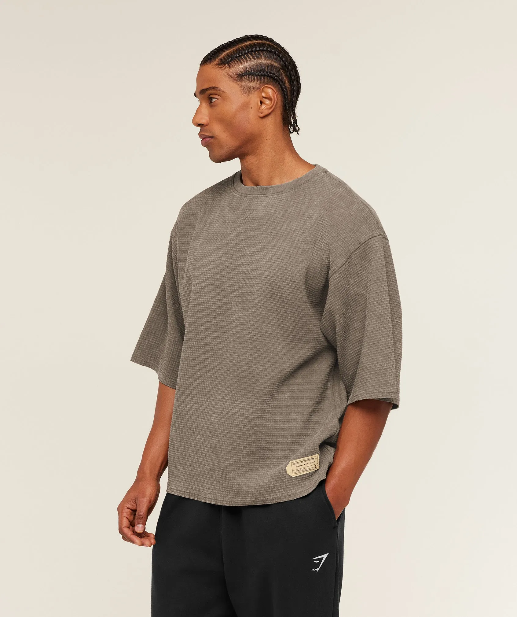 Gymshark x Saalt Studios Tee - Camo Brown sold by Gymshark product image thumbnail 2