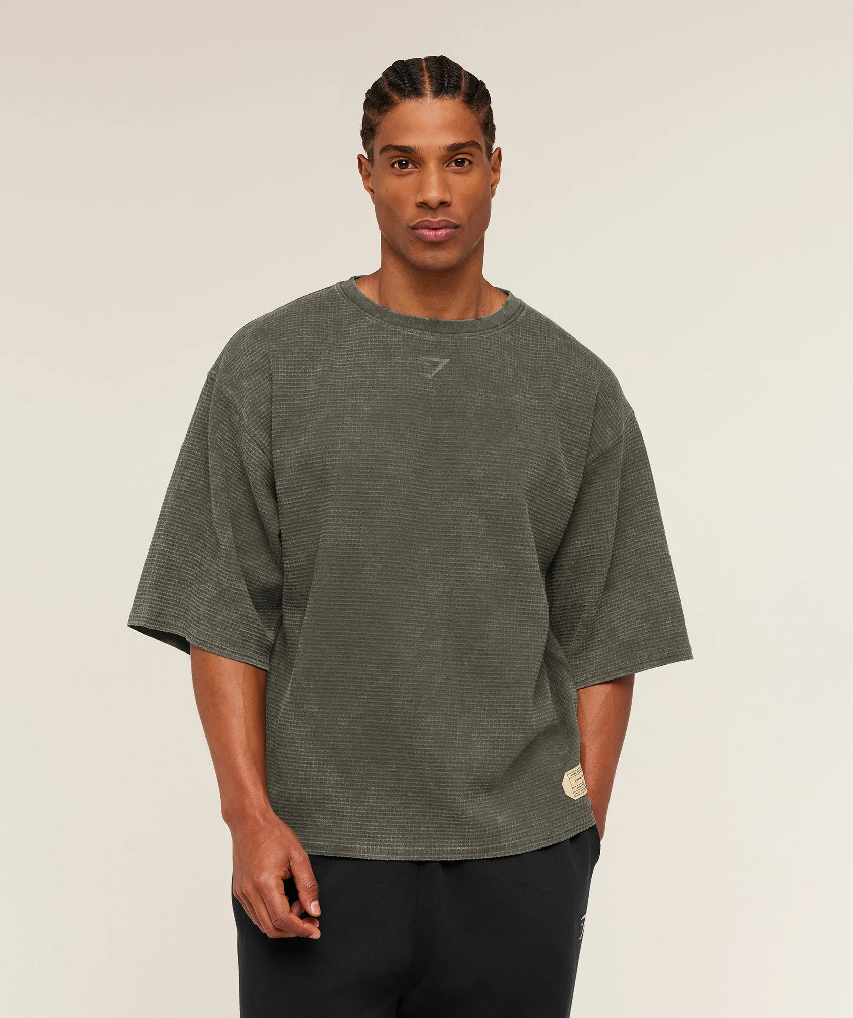 Gymshark x Saalt Studios Tee - Strength Green sold by Gymshark product image thumbnail 3