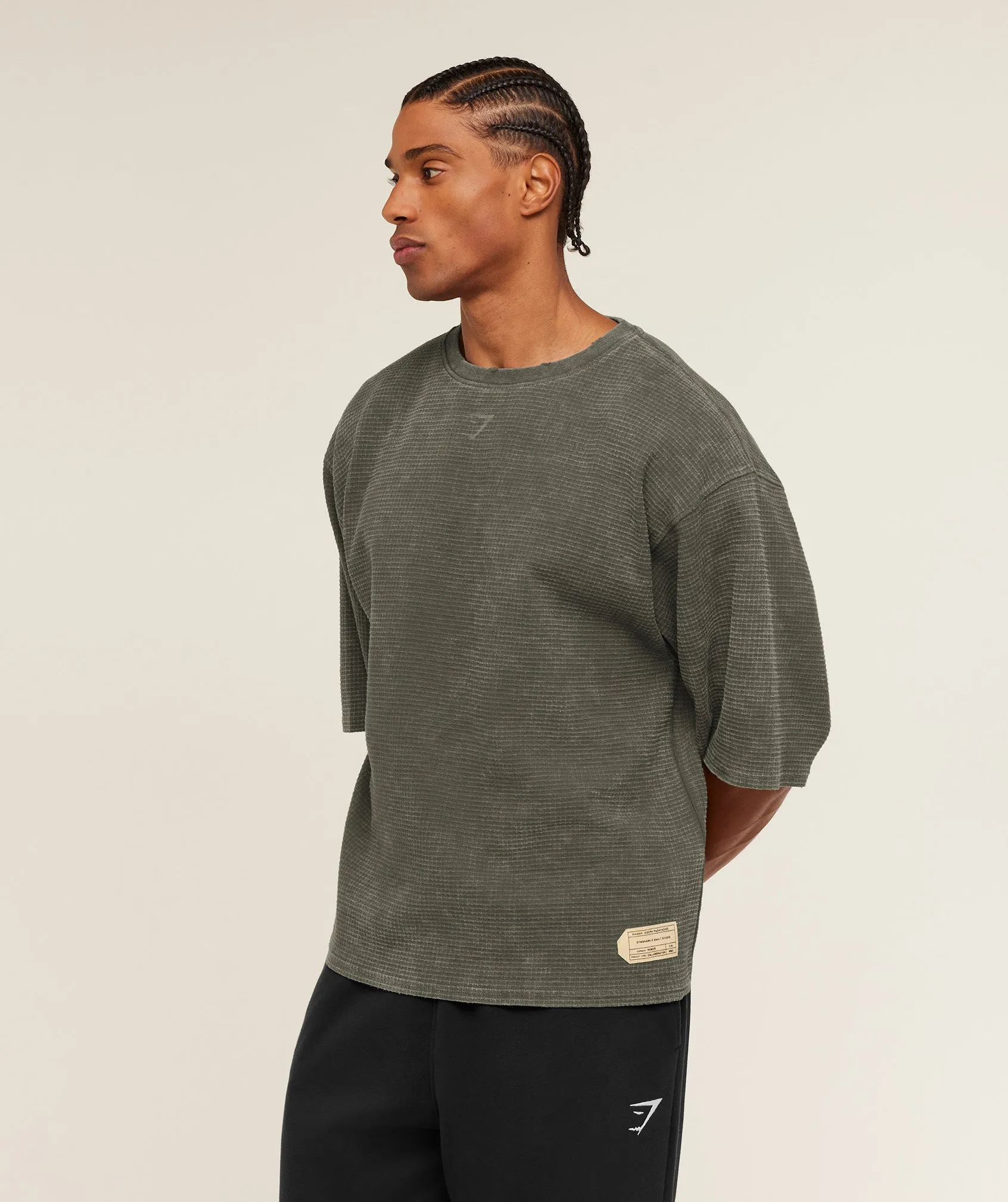 Gymshark x Saalt Studios Tee - Strength Green sold by Gymshark product image thumbnail 4