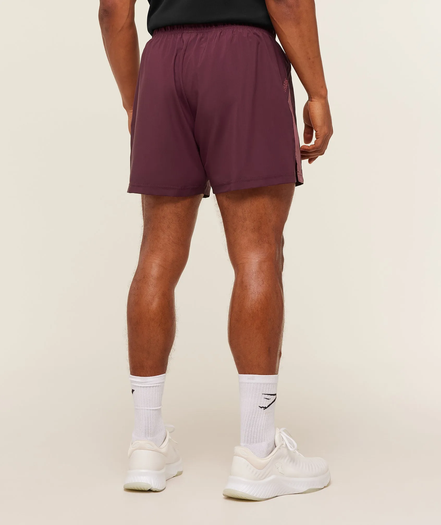 Gymshark Sport 5" Shorts - Impact Burgundy/Reset Pink sold by Gymshark product image thumbnail 3