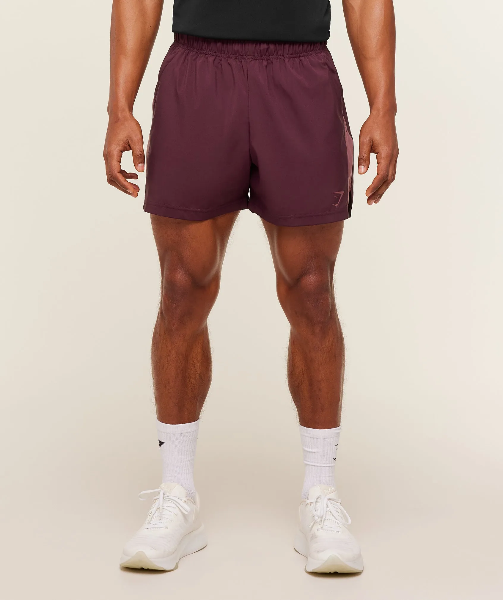Gymshark Sport 5" Shorts - Impact Burgundy/Reset Pink sold by Gymshark product image thumbnail 2