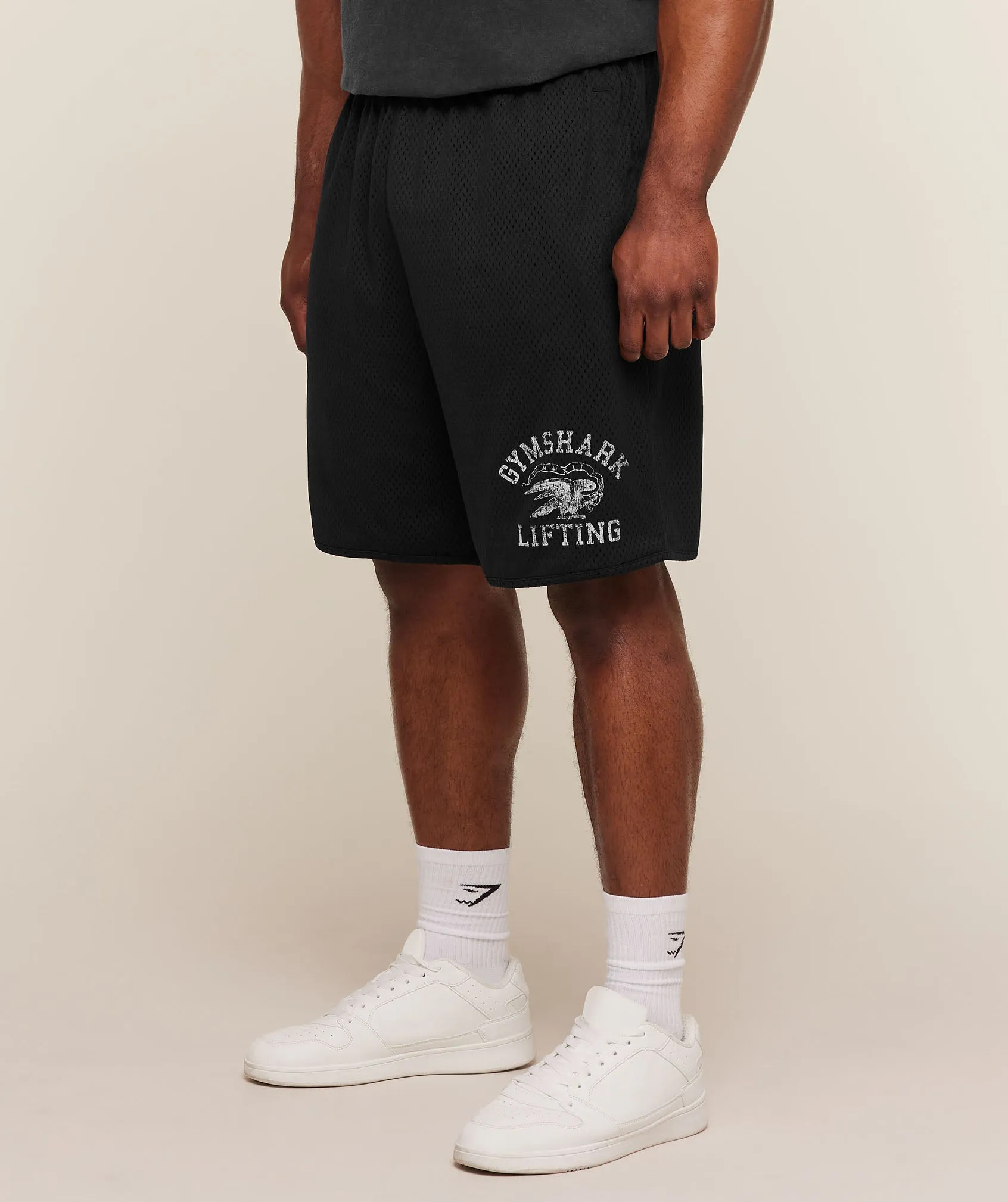 Gymshark Collective Mesh Shorts - Black sold by Gymshark product image thumbnail 5