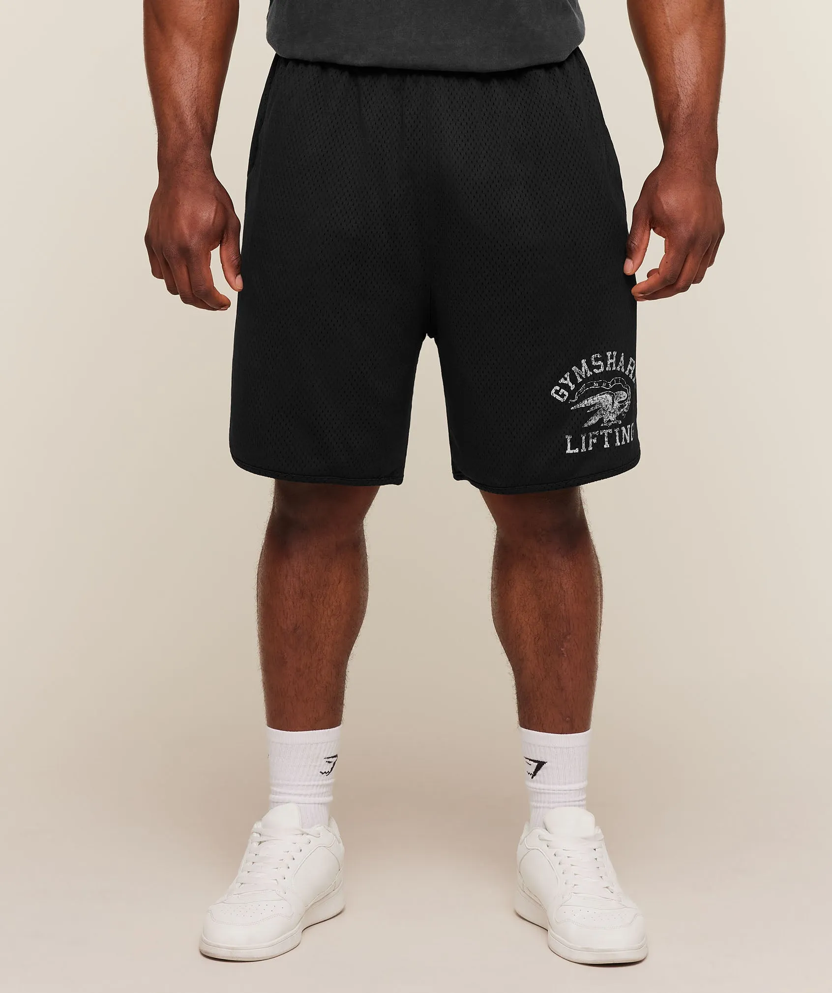 Gymshark Collective Mesh Shorts - Black sold by Gymshark
