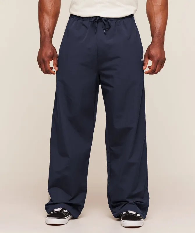 Gymshark Retro Collegiate Track Pants - Heavy Blue/Tinted White made by Gymshark