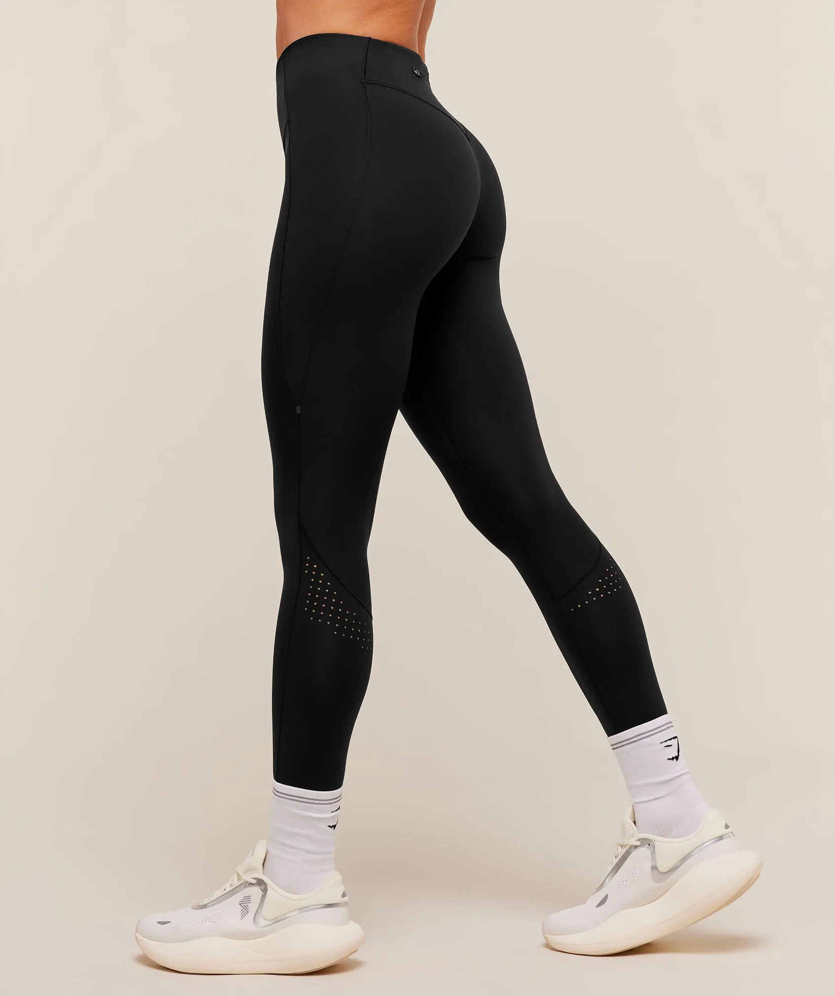 Gymshark Running Elite Leggings - Black sold by Gymshark product image thumbnail 3
